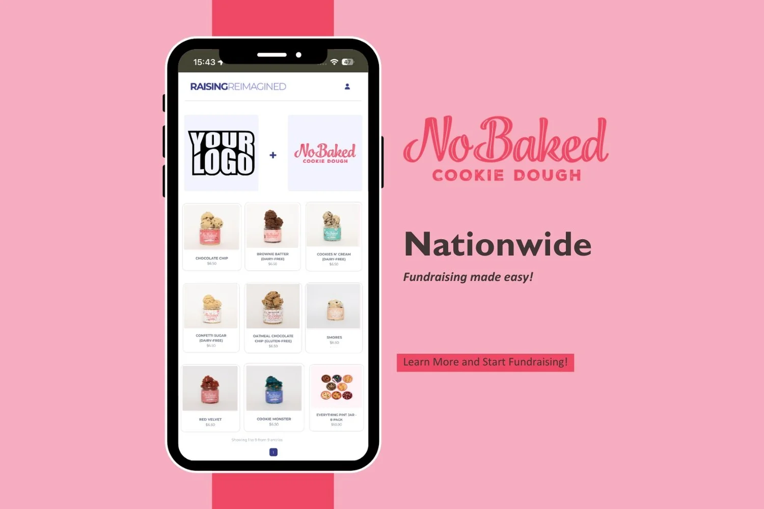 NoBaked Cookie Dough & Raising Reimagined Team Up for Nationwide Fundraising!